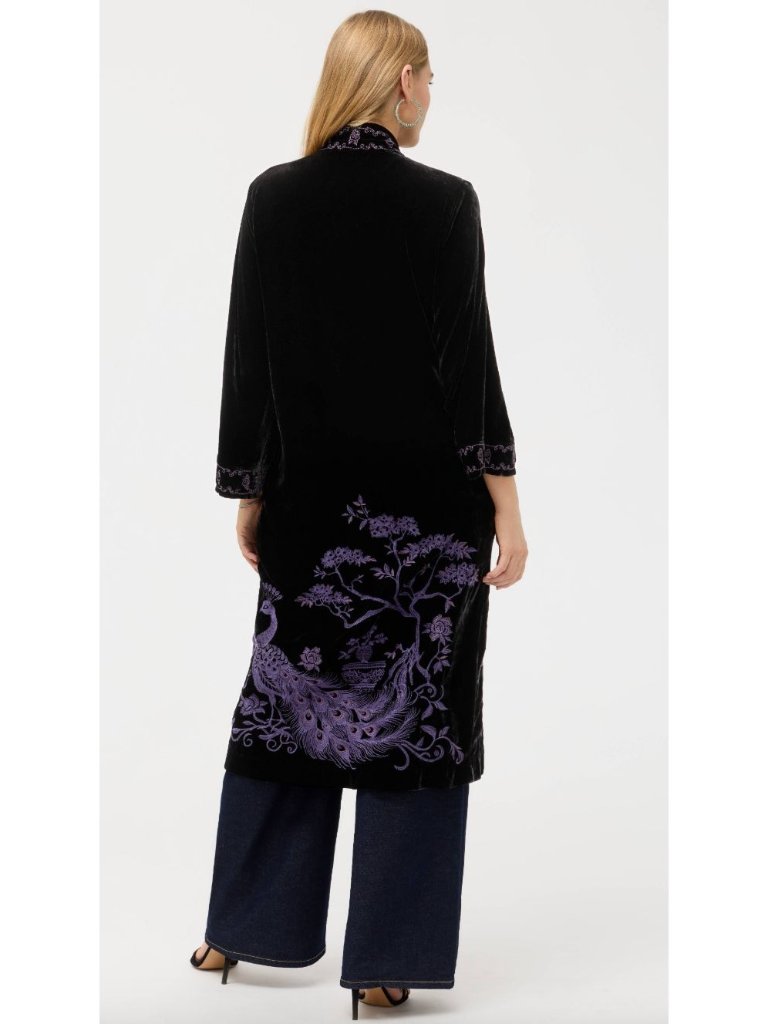 Johnny Was $480 Molly Velvet Kimono Coat Size Xl
